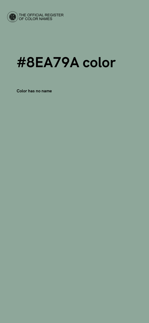 #8EA79A color image