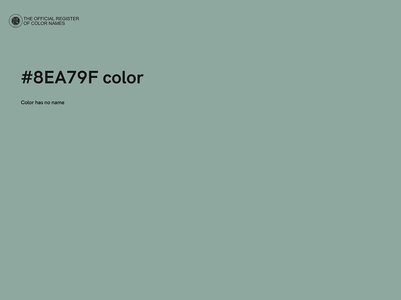 #8EA79F color image