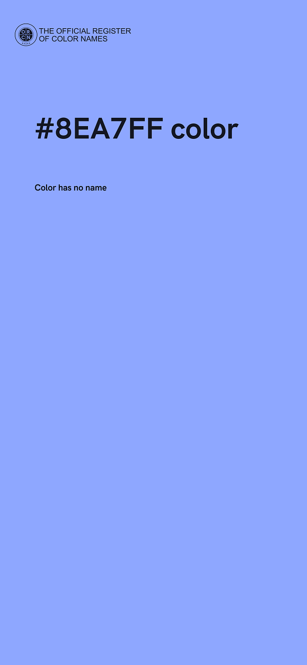 #8EA7FF color image