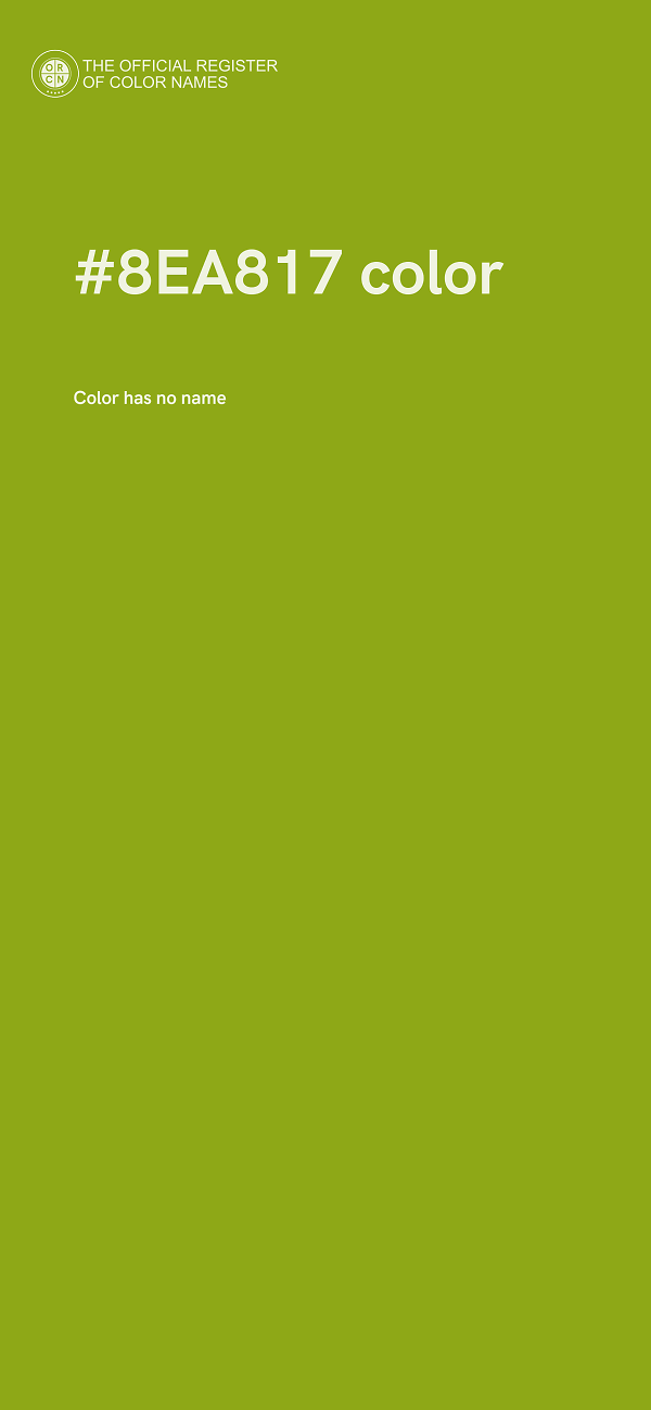 #8EA817 color image
