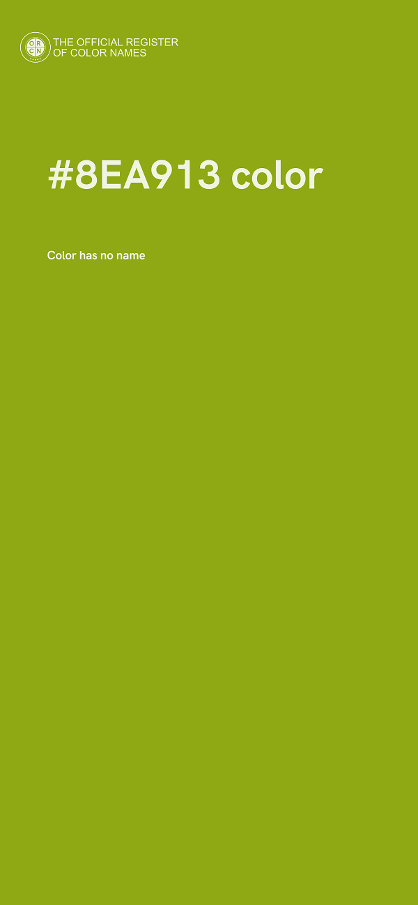 #8EA913 color image