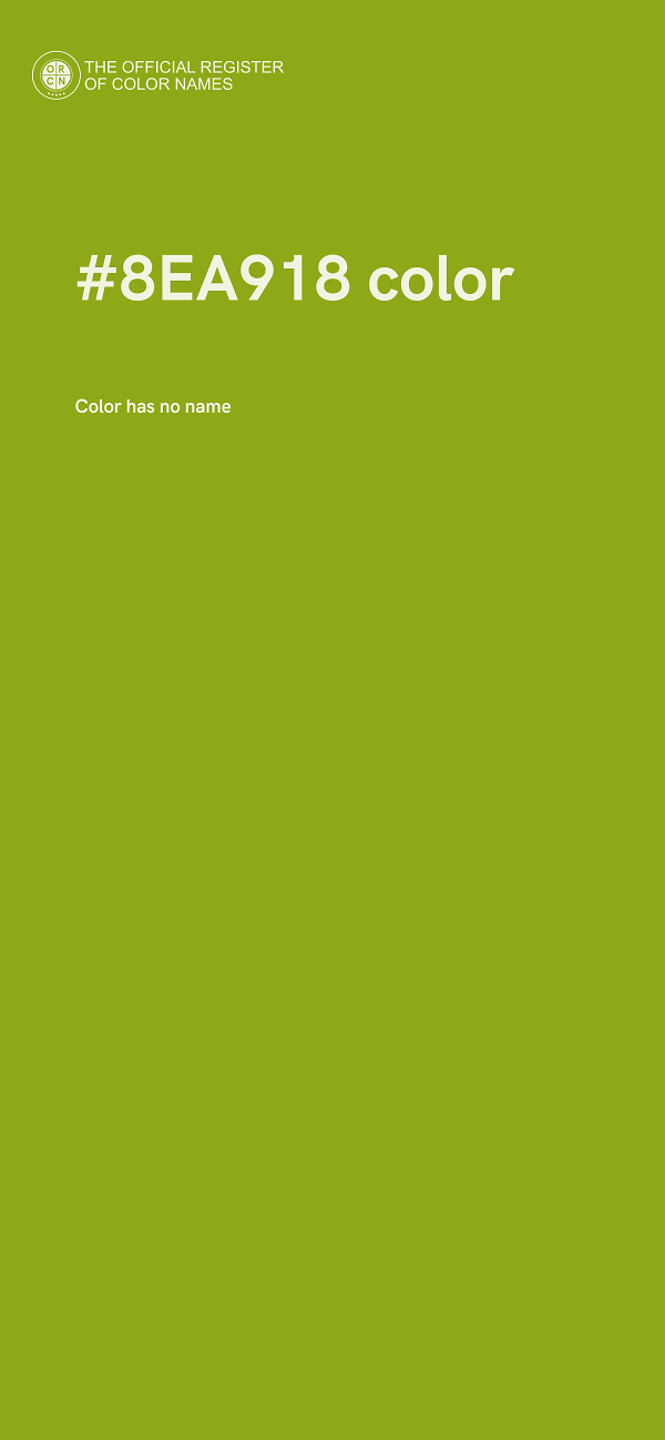 #8EA918 color image