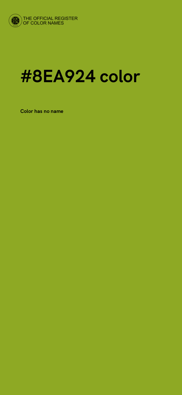 #8EA924 color image