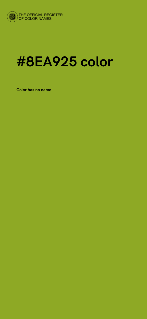 #8EA925 color image