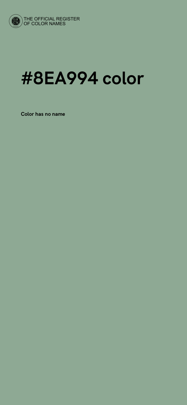 #8EA994 color image