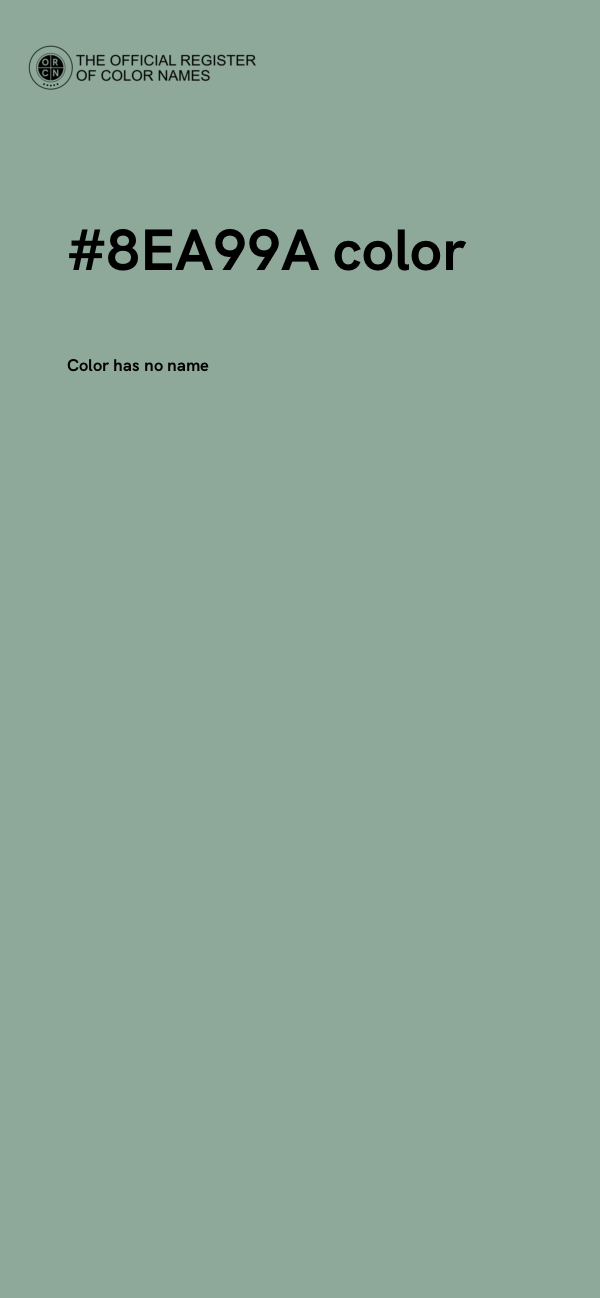 #8EA99A color image
