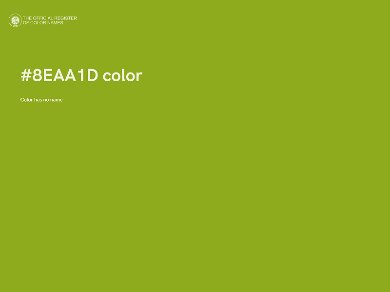 #8EAA1D color image