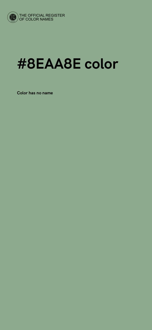 #8EAA8E color image