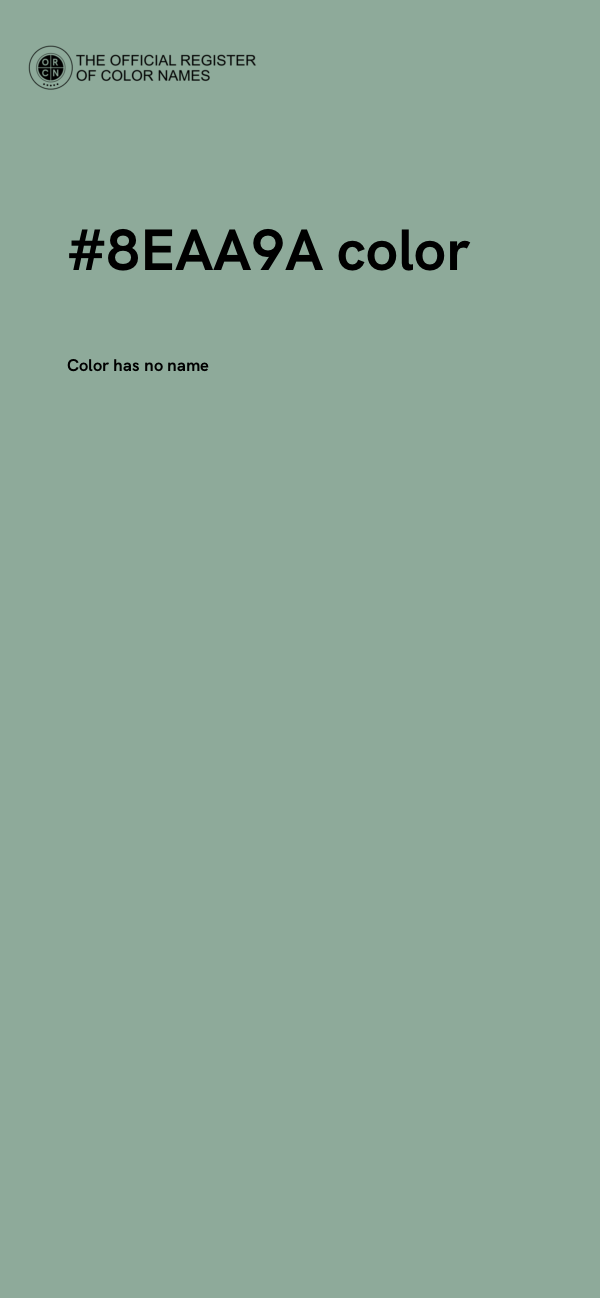 #8EAA9A color image