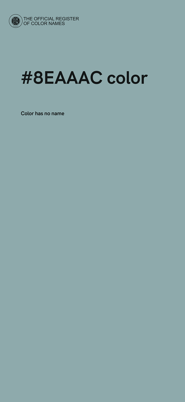 #8EAAAC color image