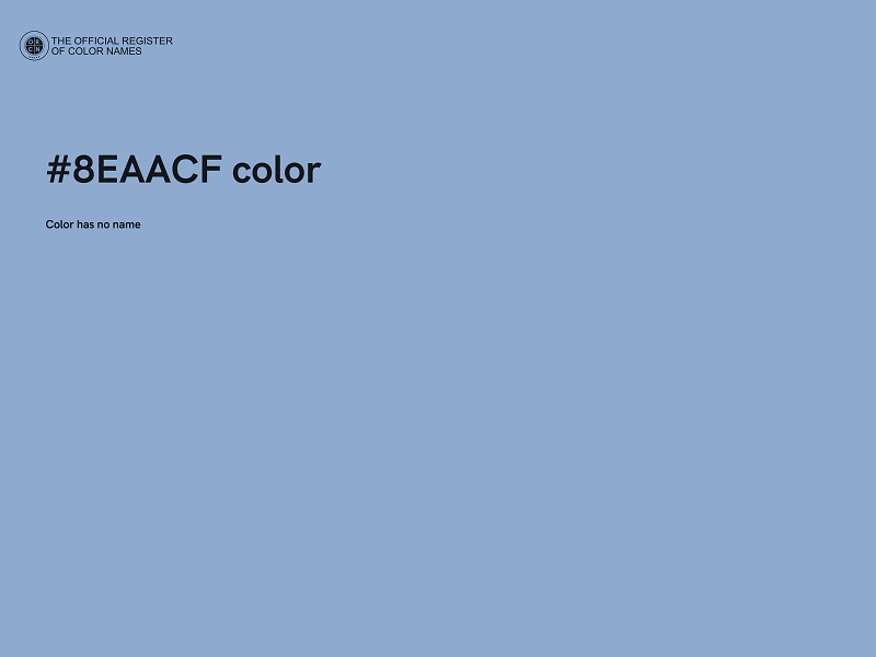 #8EAACF color image