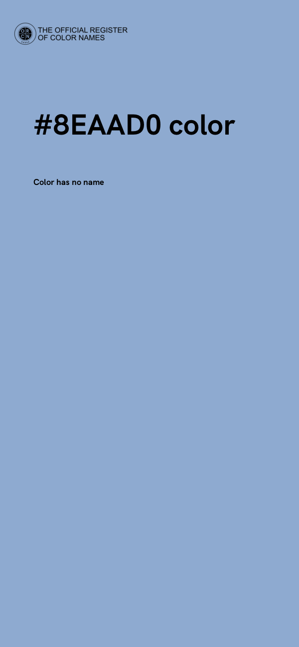 #8EAAD0 color image