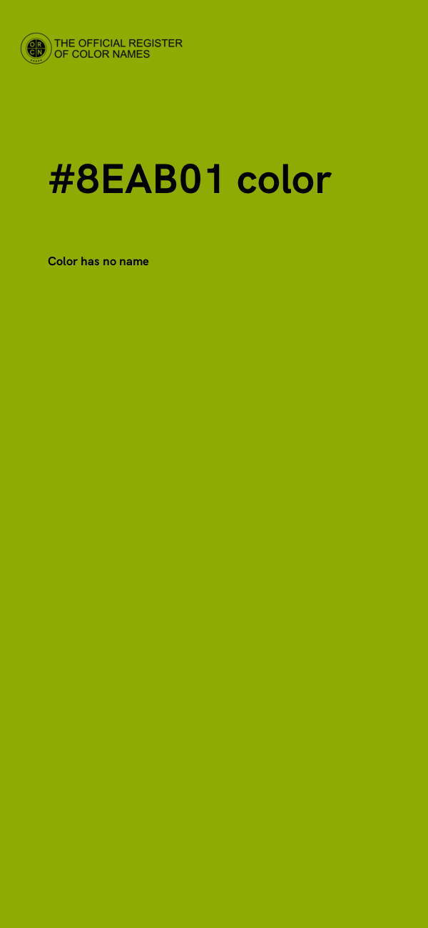 #8EAB01 color image
