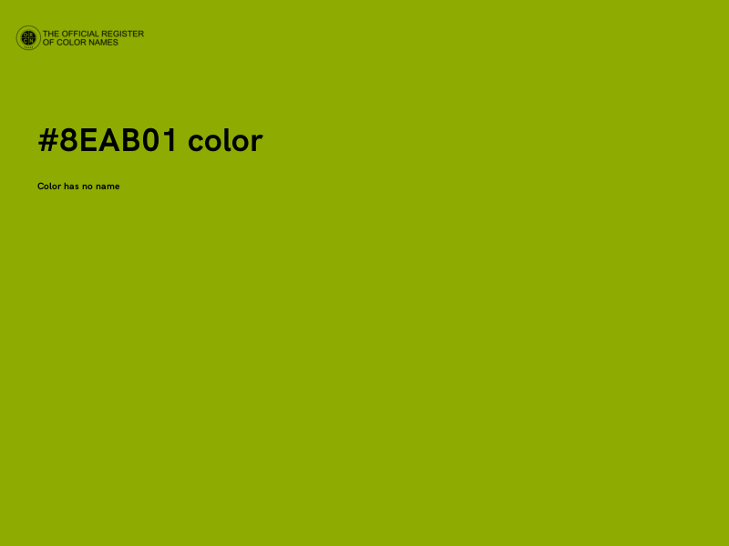 #8EAB01 color image