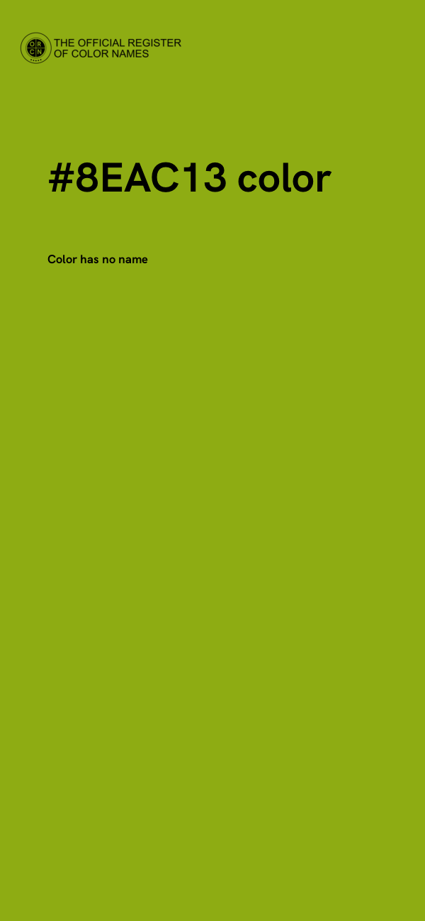 #8EAC13 color image