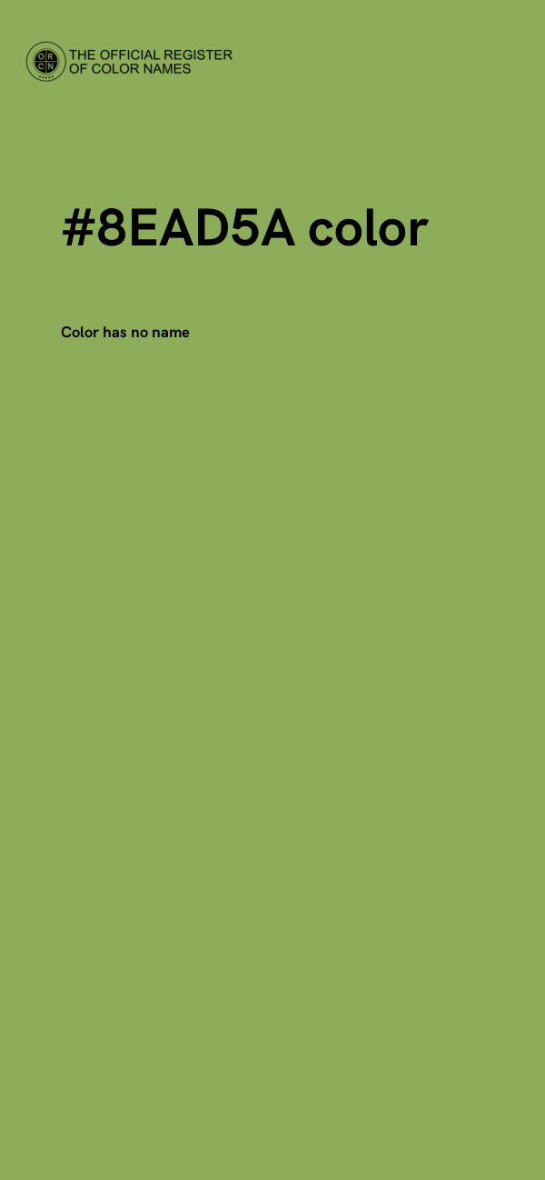 #8EAD5A color image