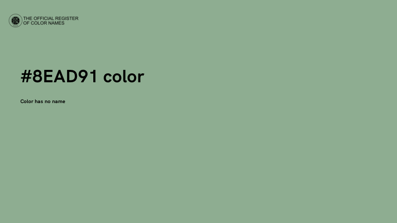 #8EAD91 color image