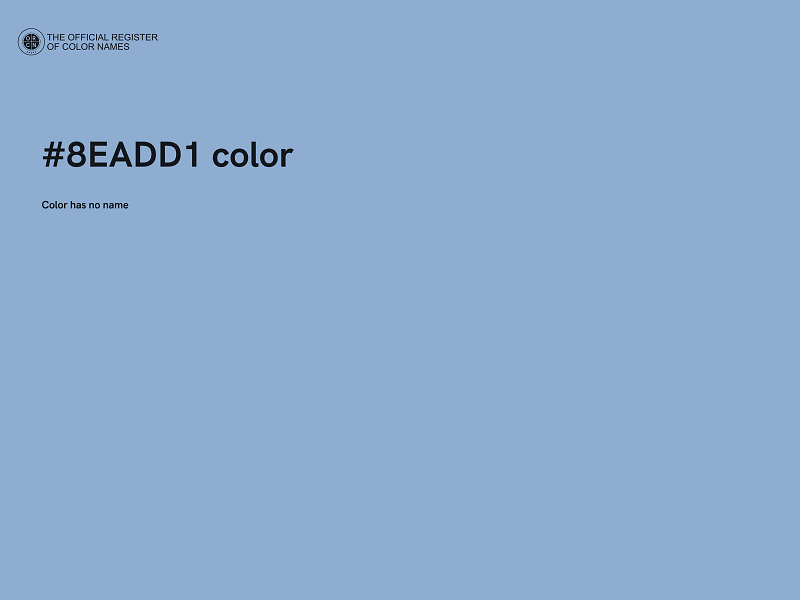 #8EADD1 color image