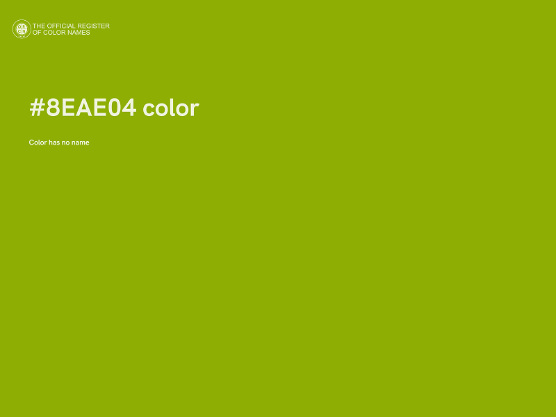 #8EAE04 color image