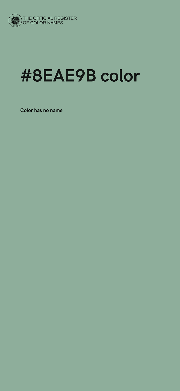 #8EAE9B color image