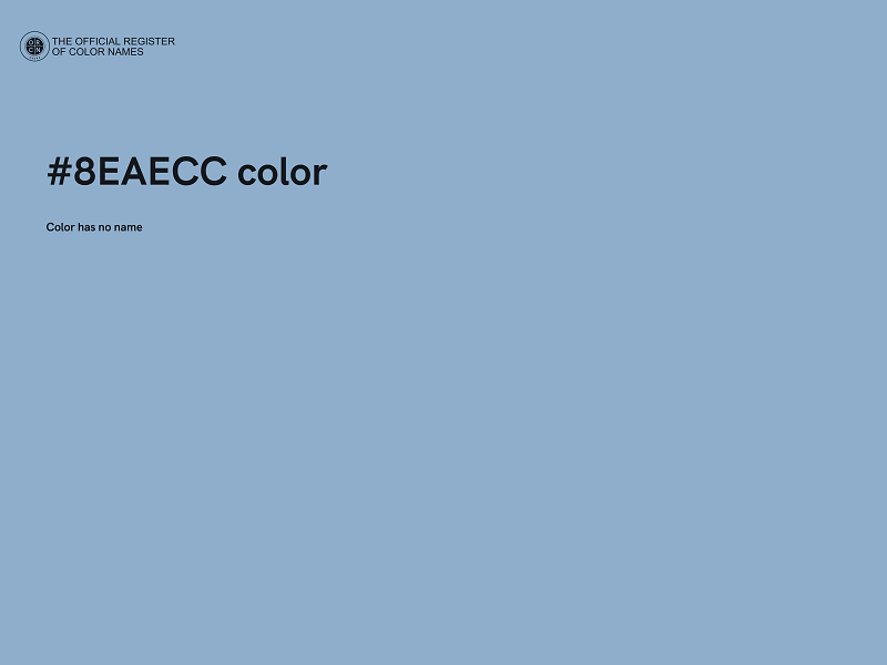 #8EAECC color image