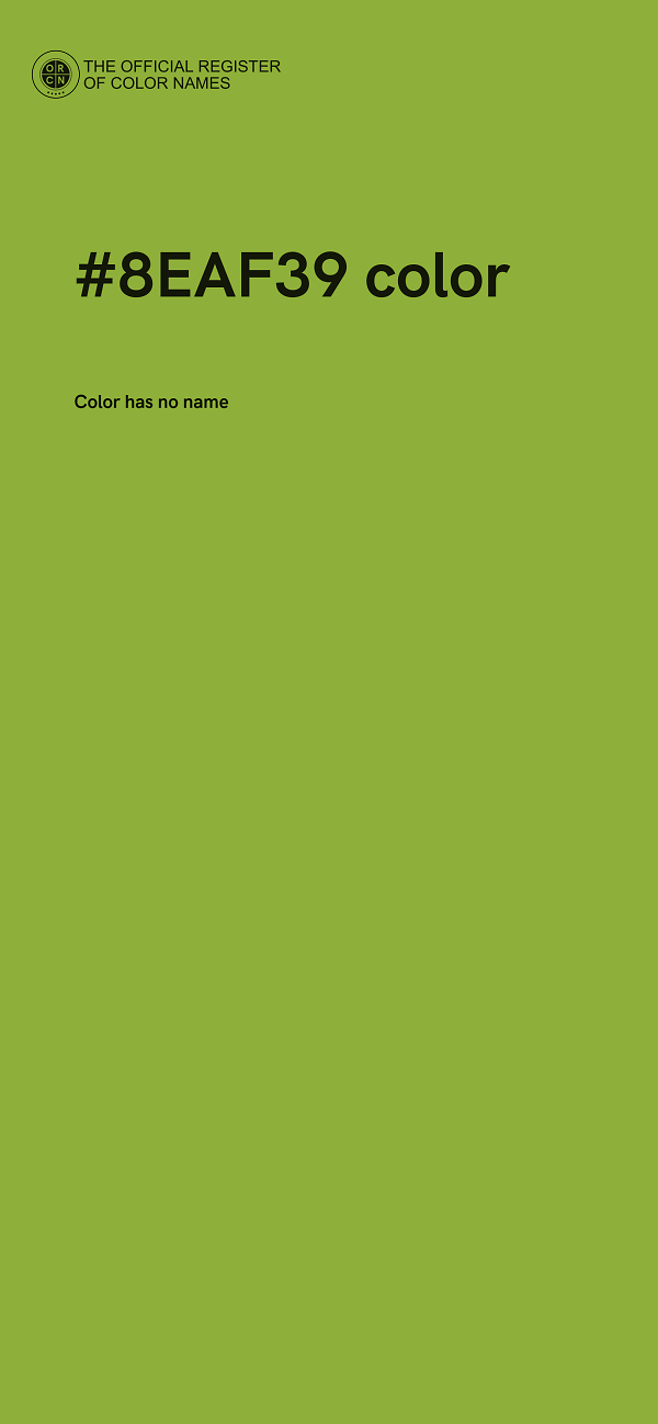 #8EAF39 color image