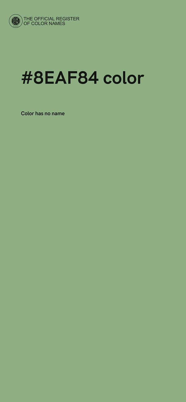 #8EAF84 color image