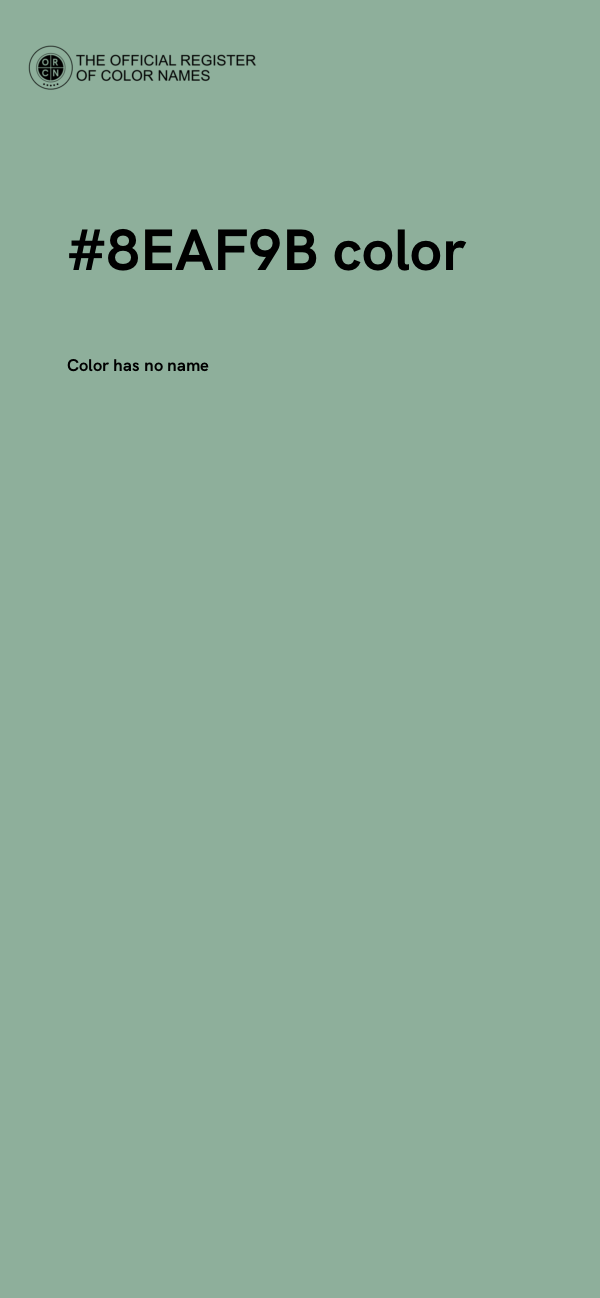 #8EAF9B color image