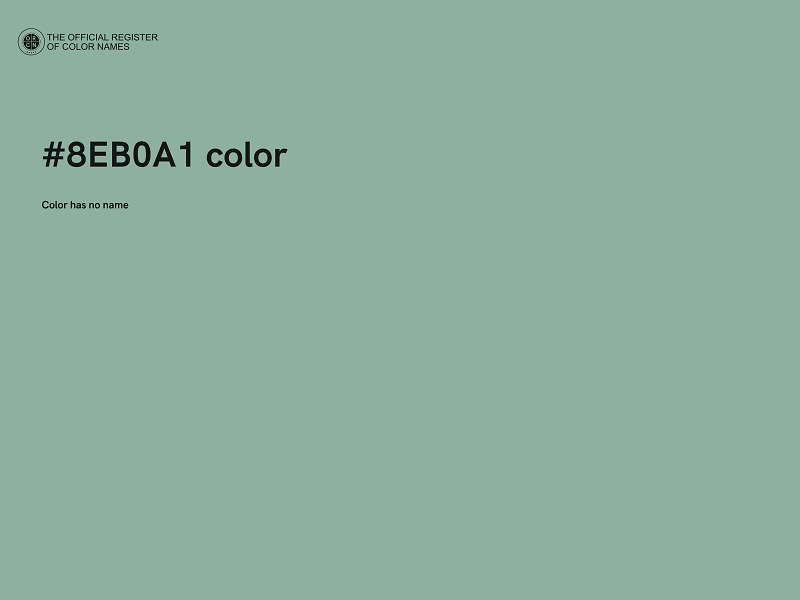 #8EB0A1 color image