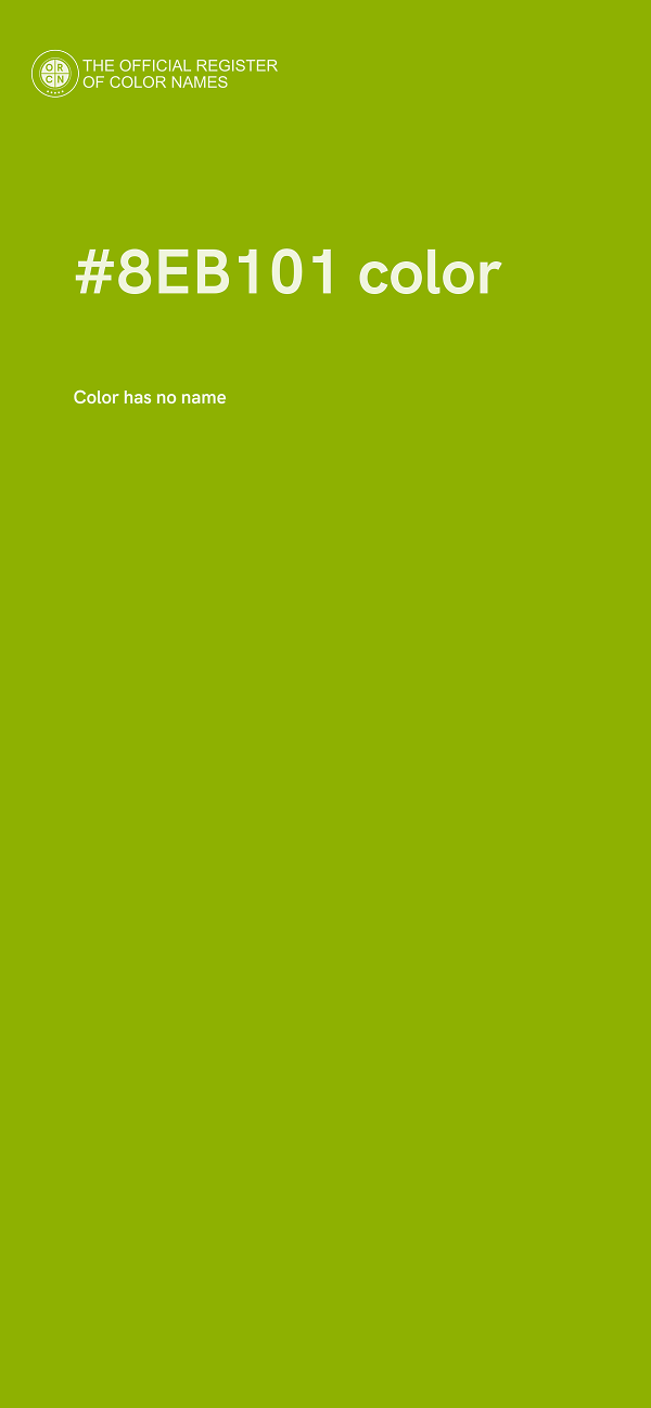 #8EB101 color image