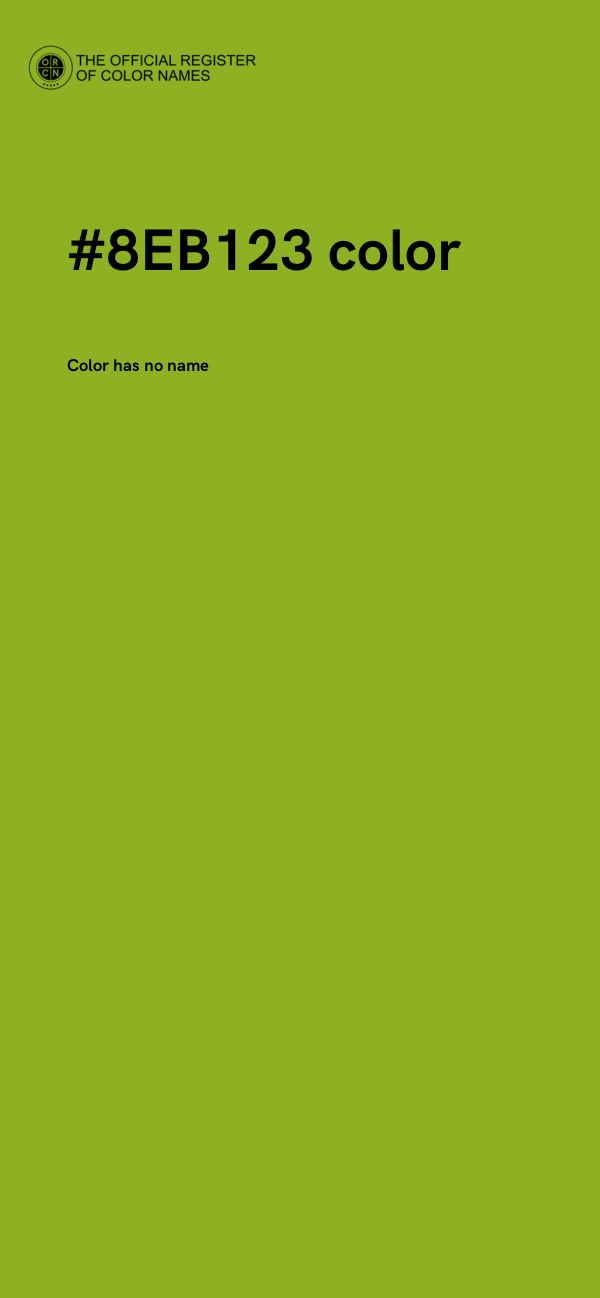 #8EB123 color image