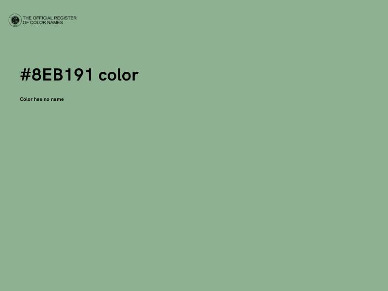 #8EB191 color image