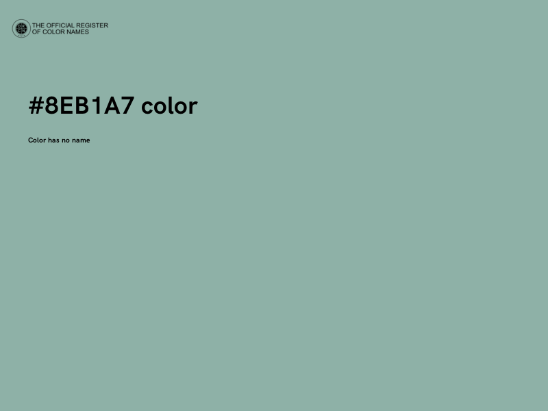 #8EB1A7 color image