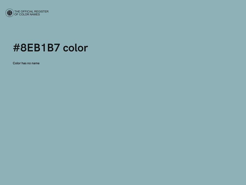 #8EB1B7 color image