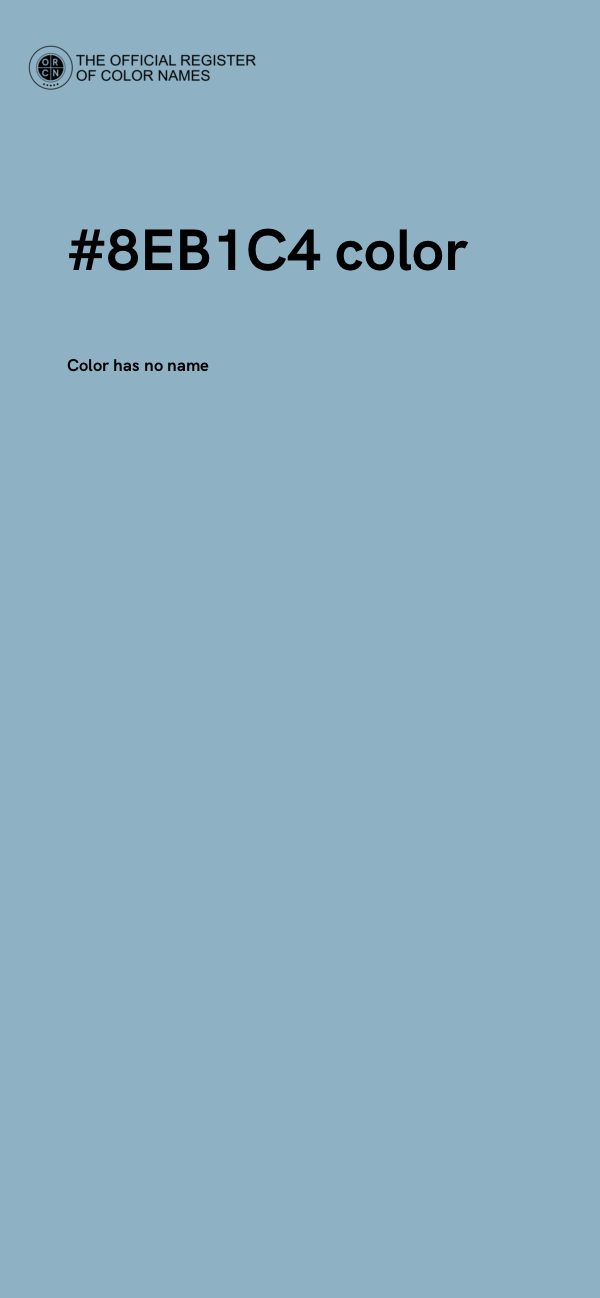 #8EB1C4 color image
