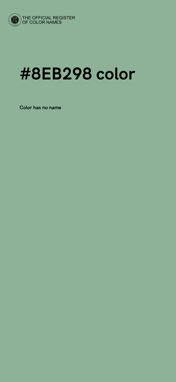 #8EB298 color image
