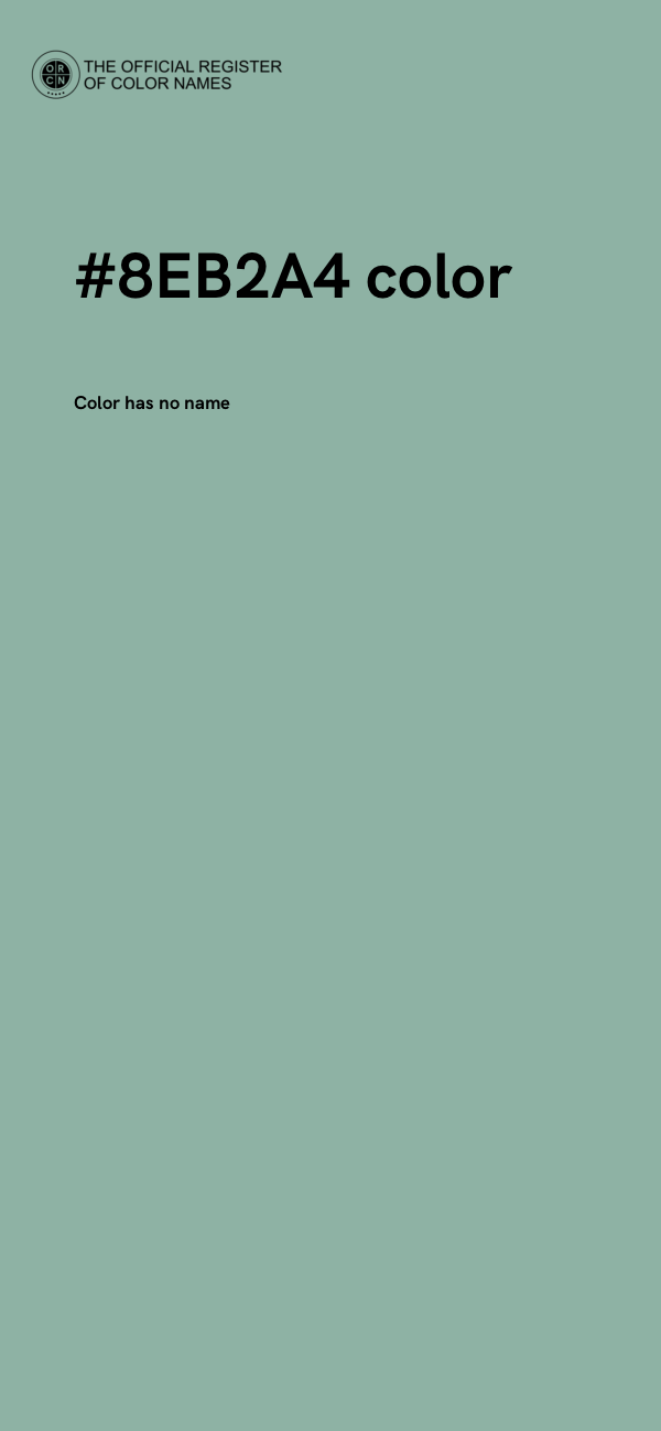 #8EB2A4 color image
