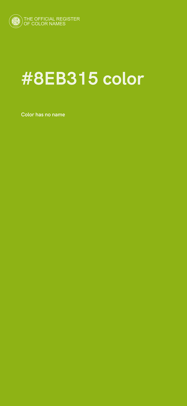 #8EB315 color image