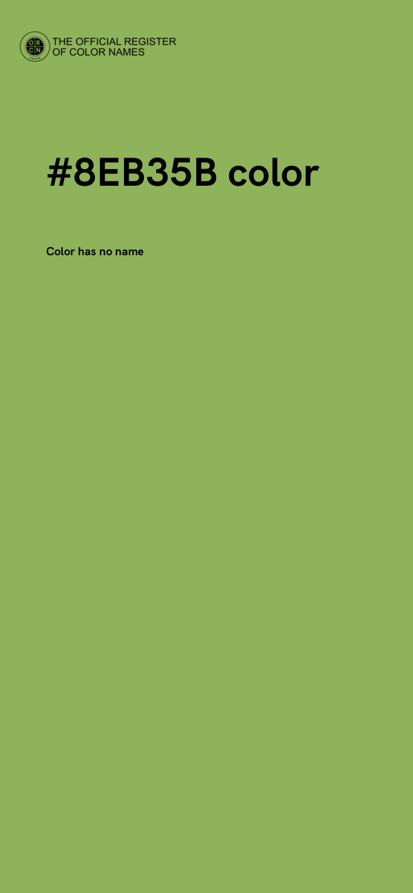 #8EB35B color image