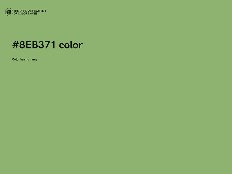 #8EB371 color image