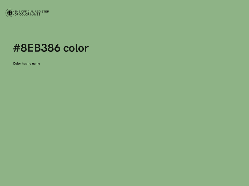 #8EB386 color image