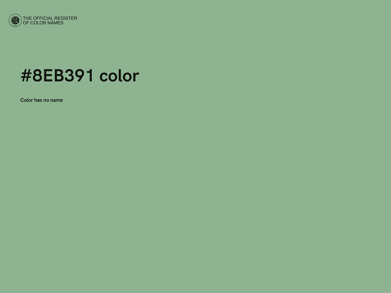 #8EB391 color image