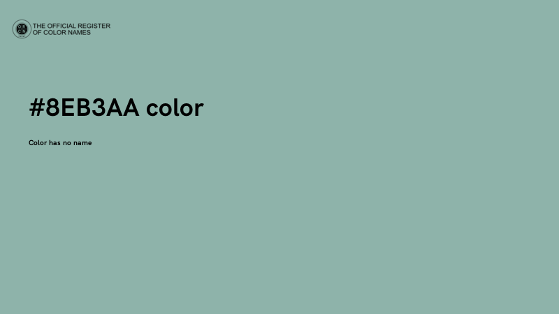 #8EB3AA color image