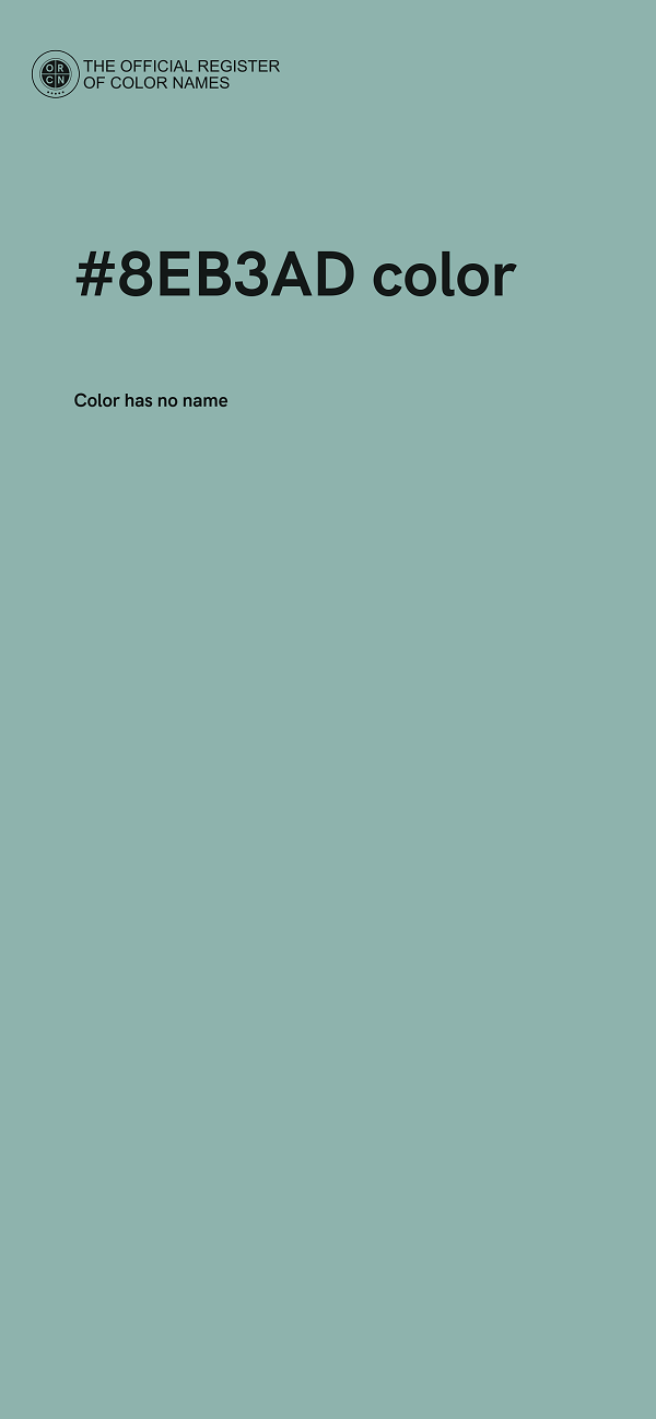 #8EB3AD color image