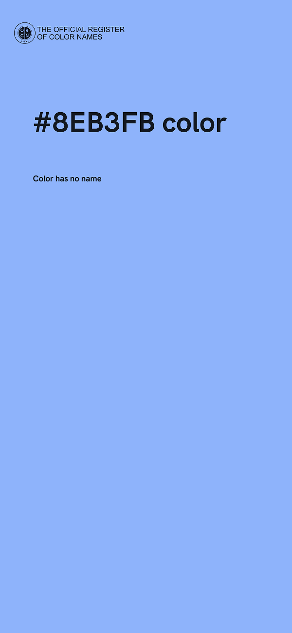 #8EB3FB color image