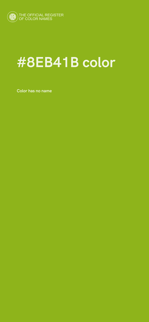 #8EB41B color image