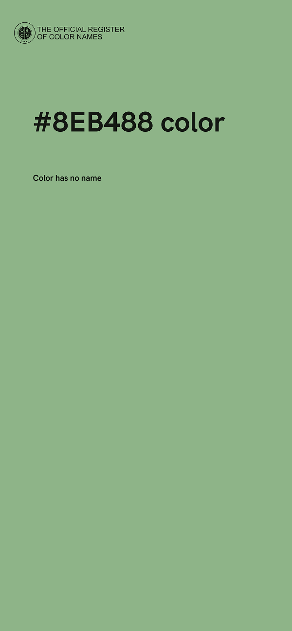 #8EB488 color image