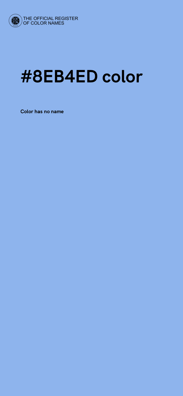 #8EB4ED color image