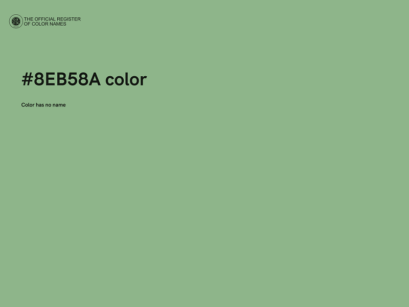 #8EB58A color image