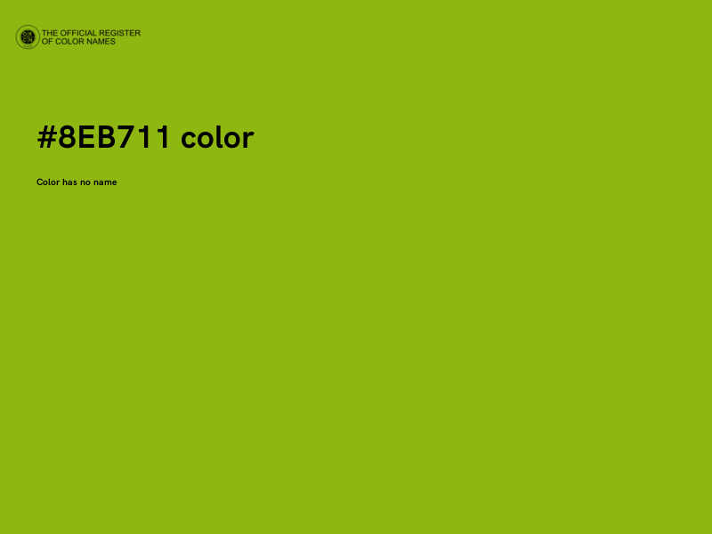 #8EB711 color image